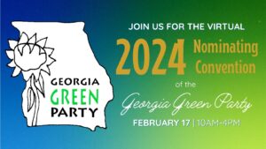 Graphic promoting 2024 Nominating Convention