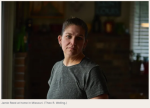 Jamie Reed. At home in Missouri.