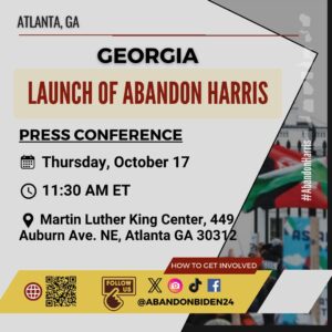 Abandon Harris Georgia Campaign Launch October 17th